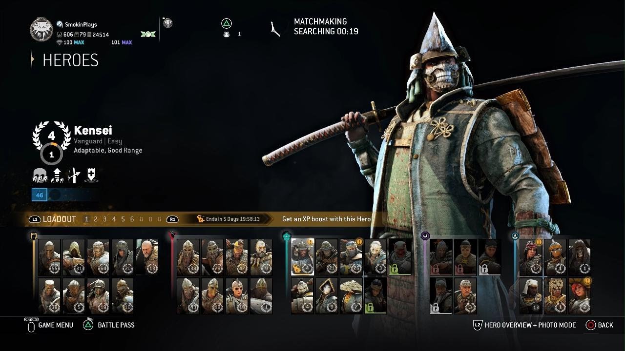 For Honor overconfident nobushi