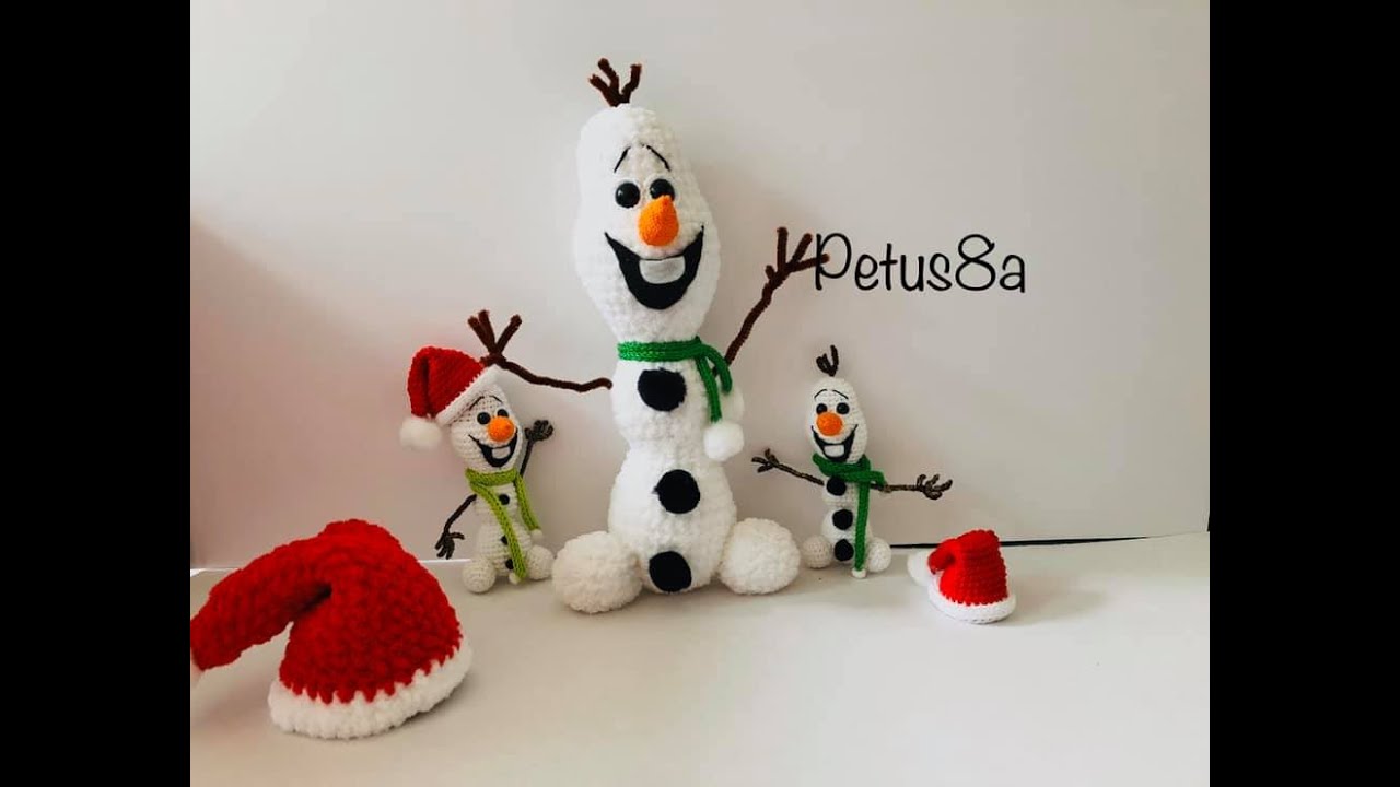 Olaf de Frozen Amigurumis by Petus (English subtitles)