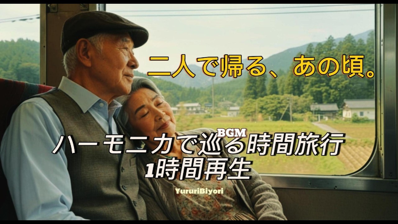 【昭和フォーク】ハーモニカと巡る時間旅行 🚂 あの頃の自分たちに会える1時間 playlist#bgm
