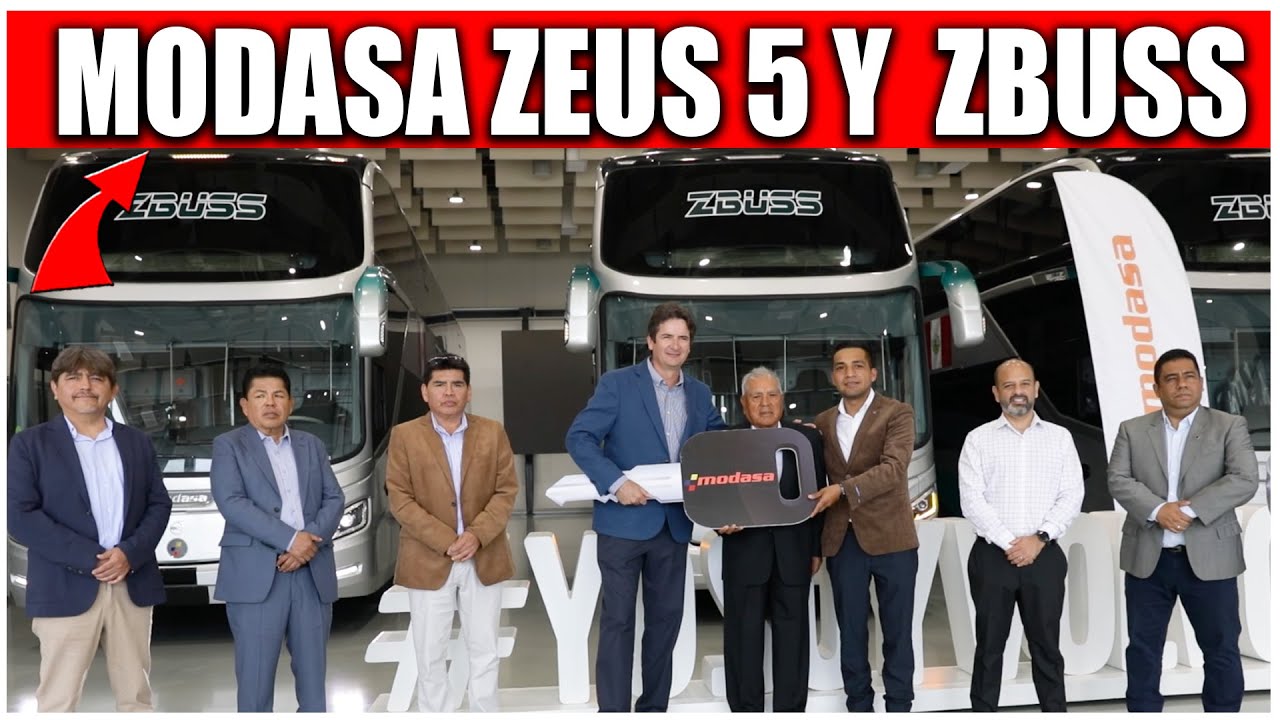 MODASA entrega 4 buses Zeus 5 a la empresa 'ZBuss' (transportes interprovincial)