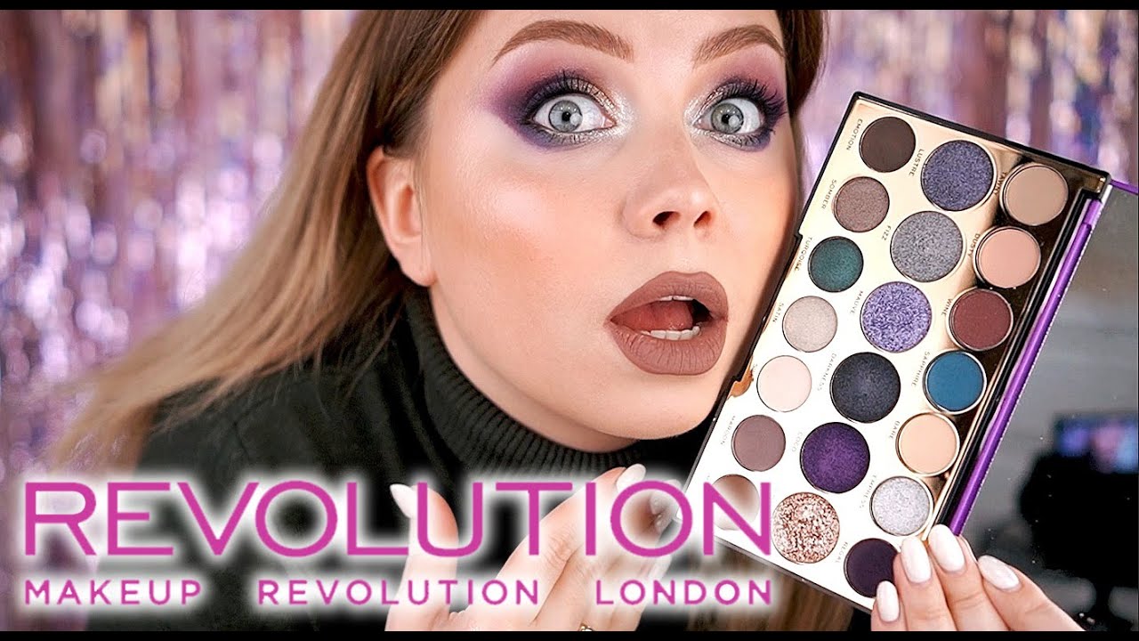МАКИЯЖ ПАЛЕТКОЙ ТЕНЕЙ MAKEUP REVOLUTION
