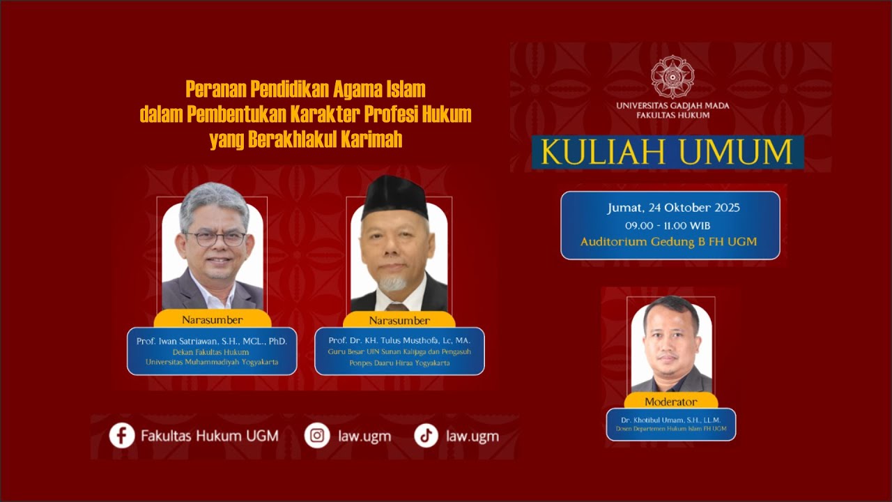 Peranan Pendidikan Agama Islam dalam Pembentukan Karakter Profesi Hukum yang Berakhlakul Karimah