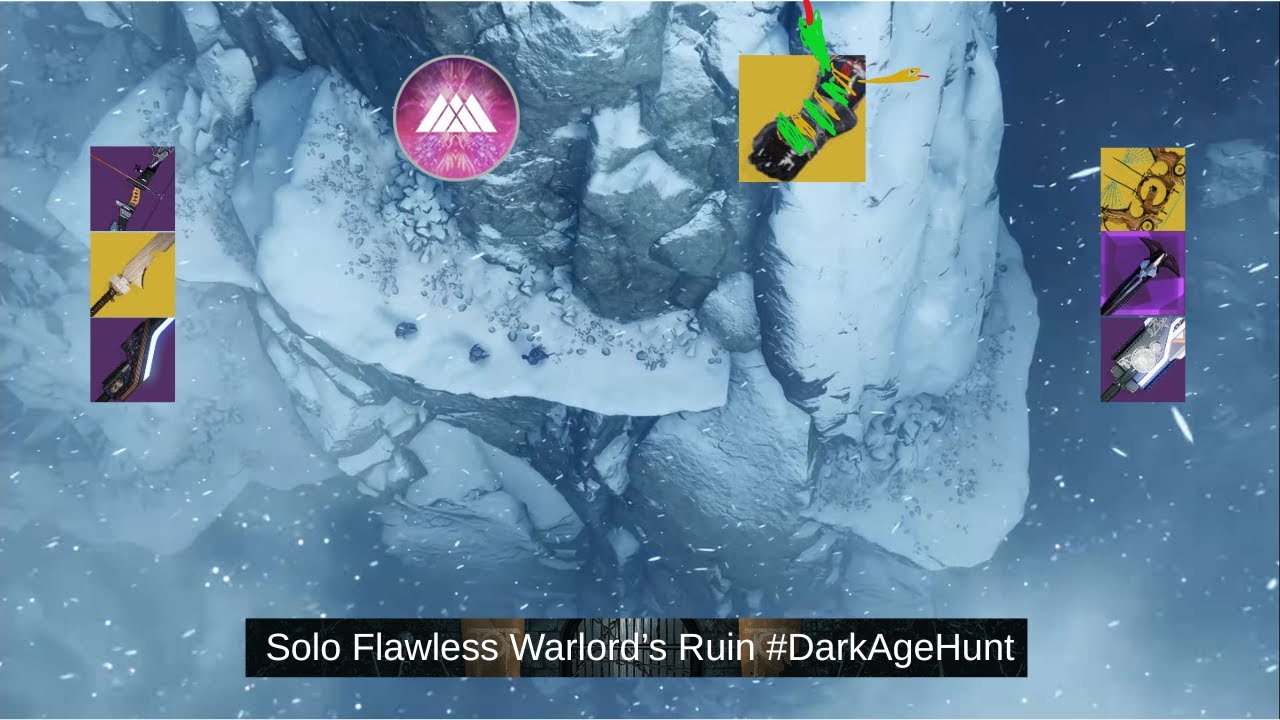 Solo Flawless Warlord's Ruin Dark Age Hunt Challenge