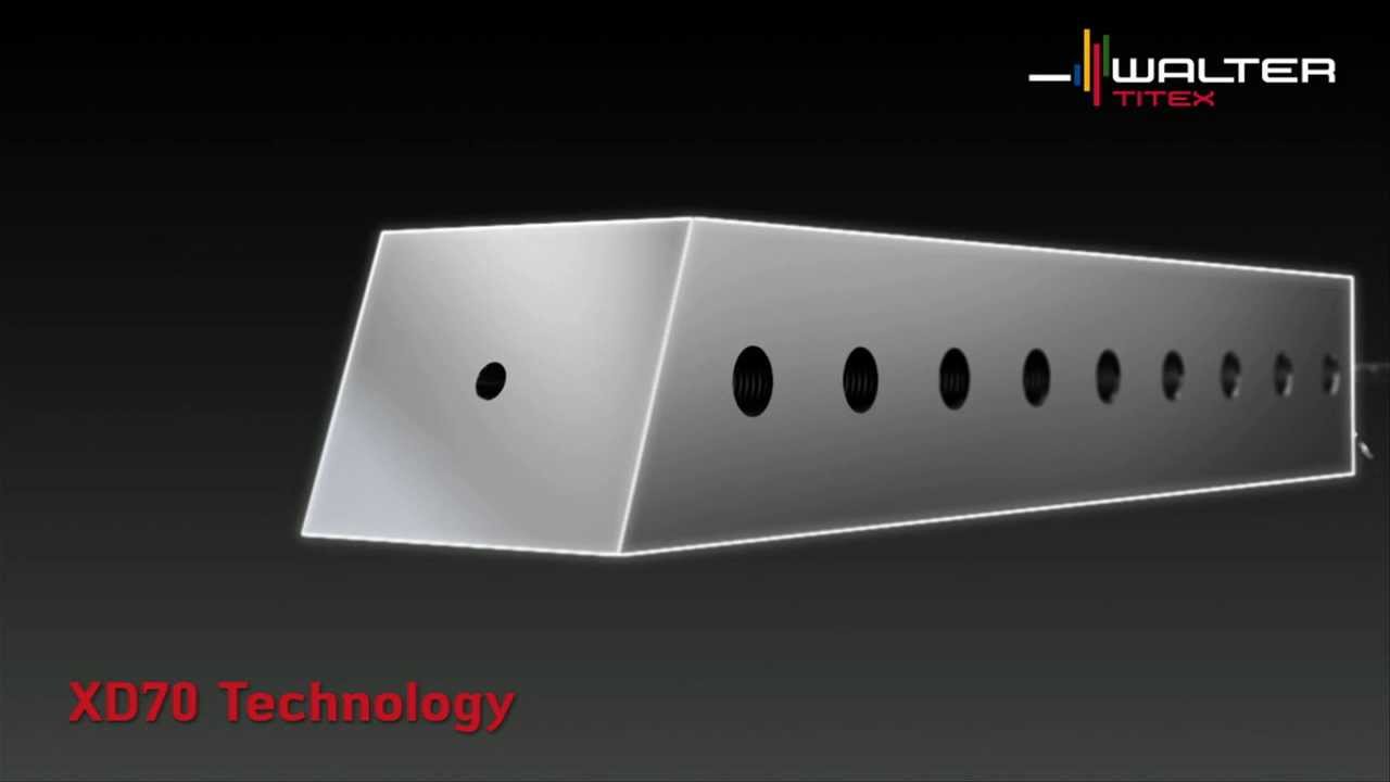 Walter Titex Holemaking XD70 Technologie Tieflochbohren neue Strategie Bohren CNC