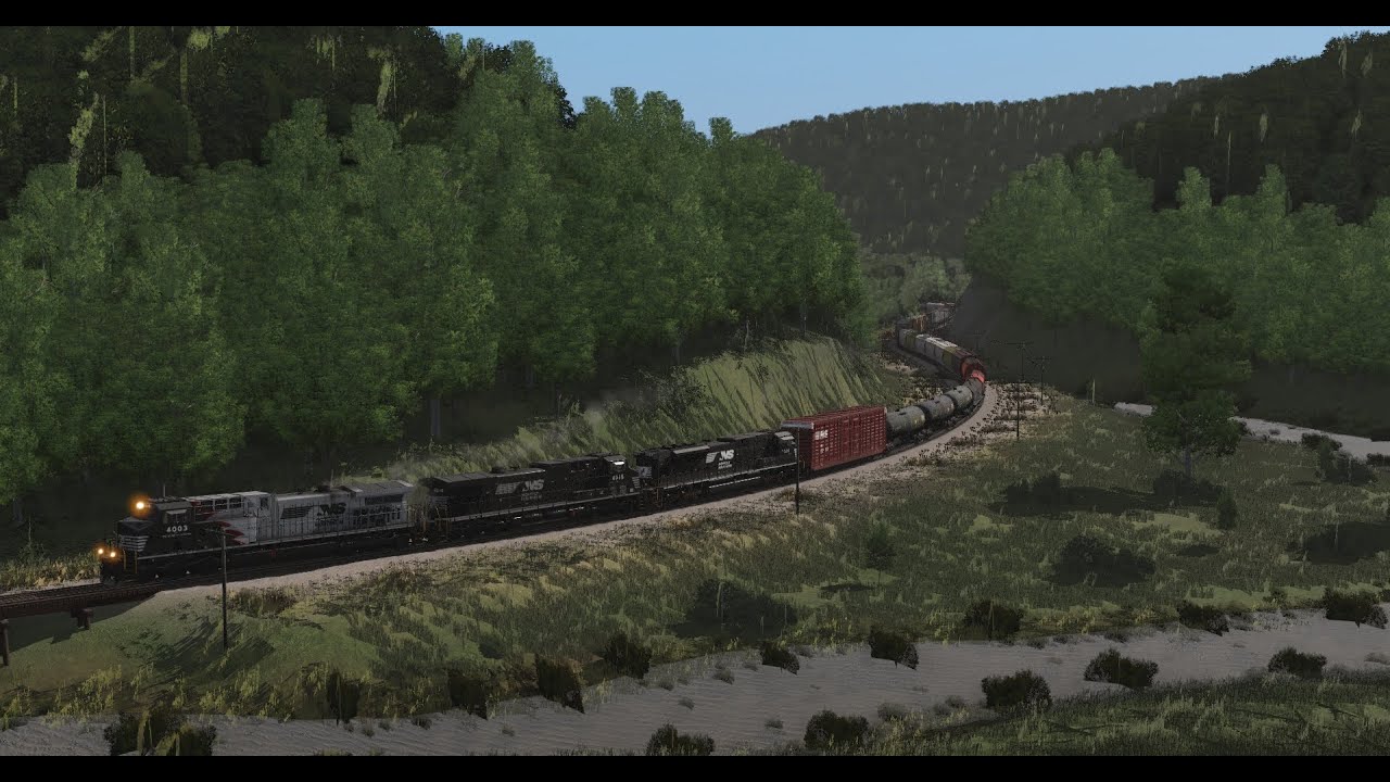 TRAINZ | NS The Famous Horseshoe Curve!