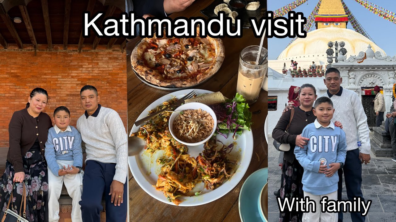 A day in Kathmandu  wth family ❤️❤️| Boudhha |  Bhaktapur |