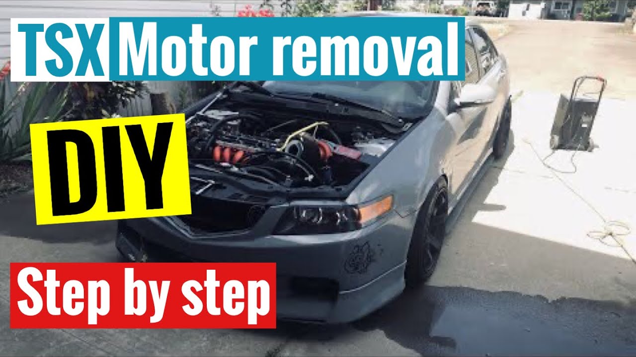 How To Remove A Motor/Transmission out of Acura Tsx 04-08