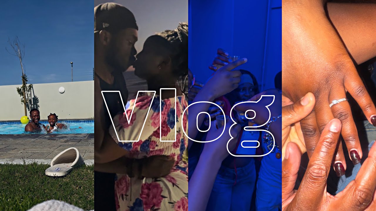 VLOG: KIMAYA SWIMMING FOR THE FIRST TIME🏊🏾‍♀️| ZISO ENGAGEMENT💍|CLUBBING🥂🍻