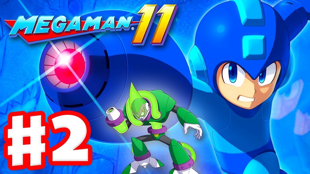 Mega Man 11 - Gameplay Walkthrough Part 2 - Acid Man Stage! (PC)