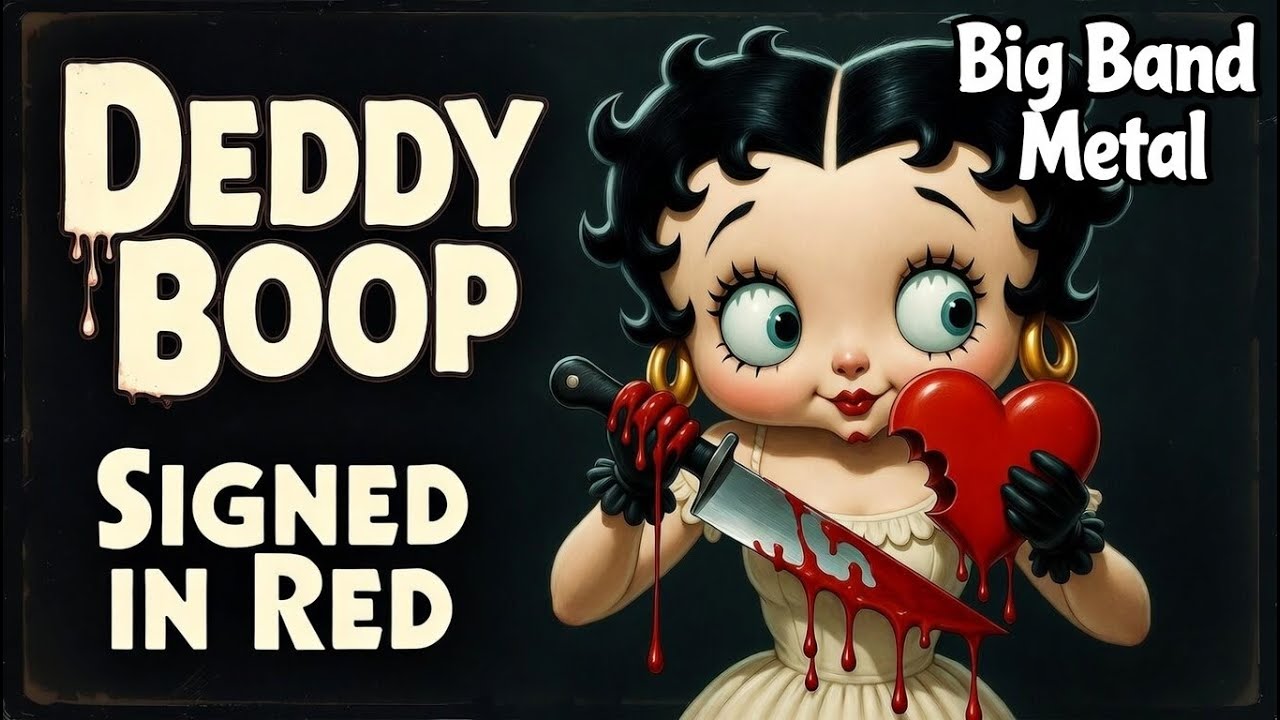 Deddy Boop - Signed in Red (Audio/Visualizer) | Big Band Metal | Jazz Metal