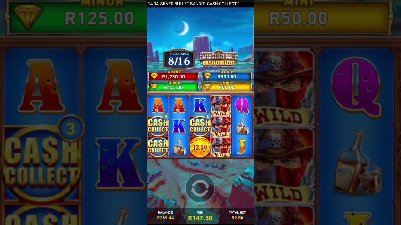 SILVER BULLET BANDIT: CASH COLLECT Starting off Low
