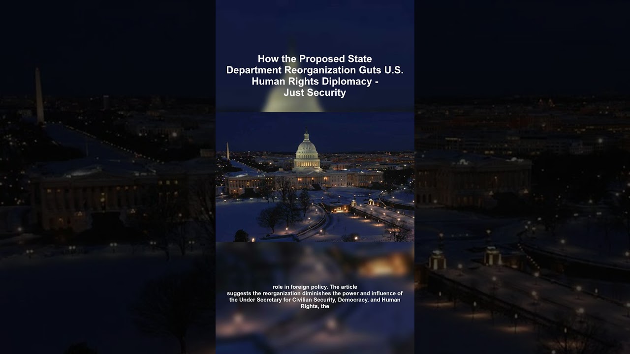 US Human Rights Diplomacy GUTTED