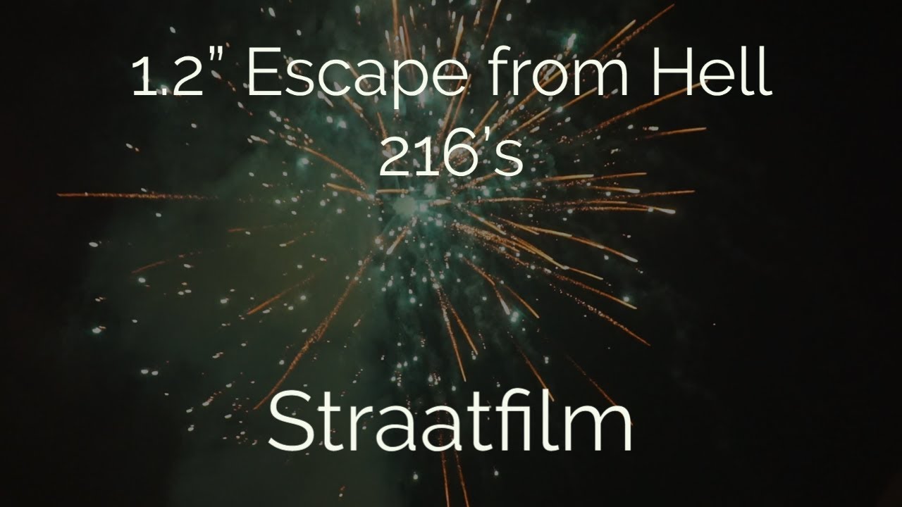 1.2” Escape from Hell 216’s | Oud en Nieuw Straatfilm | Vuurwerkmania