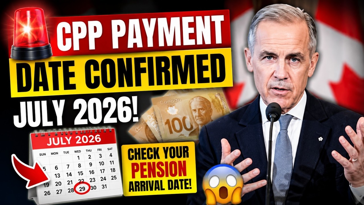 🚨 CPP: Payment date confirmed for July 2026: check the arrival date of your pension.