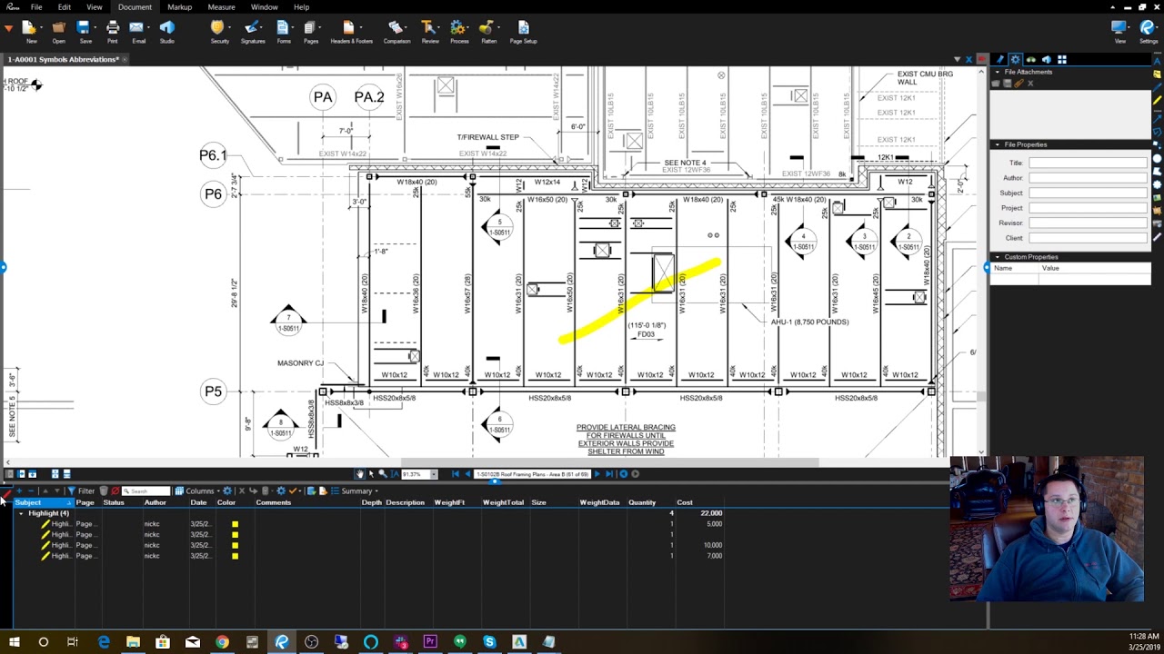 Introduction to Detailing Estimating in Bluebeam
