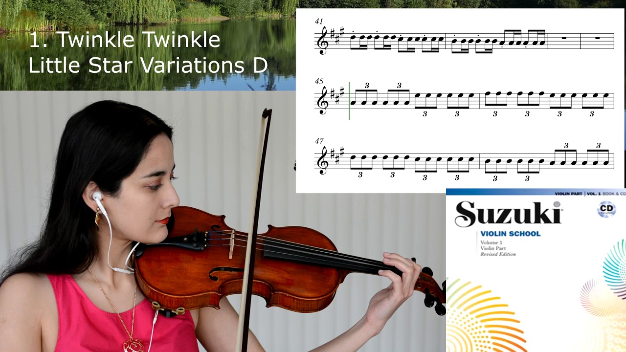 1 Twinkle, Twinkle, Little Star Variations / Suzuki Violin Libro 1