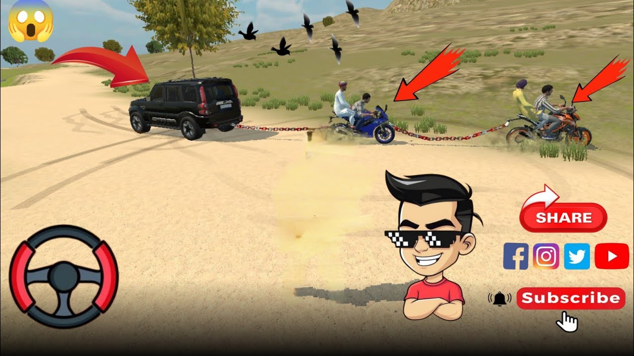 😱Black Bolero 🥷🏻R15 Bike Toching Video KTM🎮