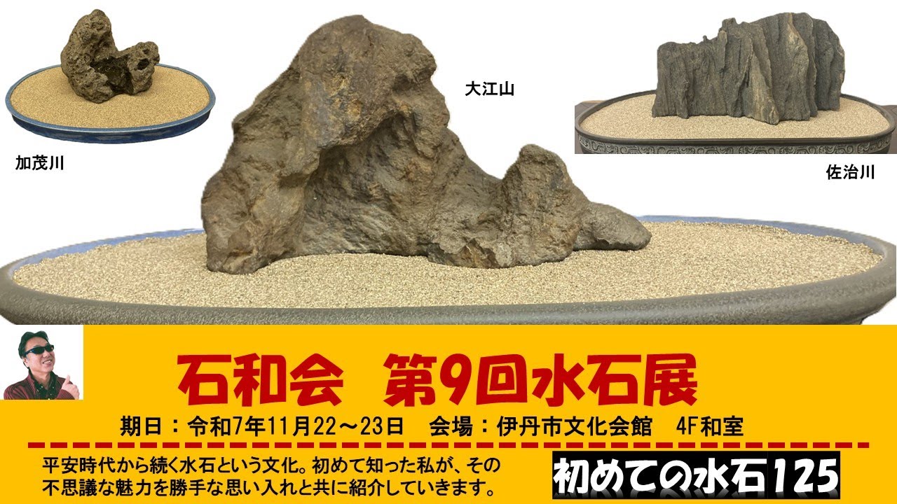初めての水石125　石和会第9回水石展
