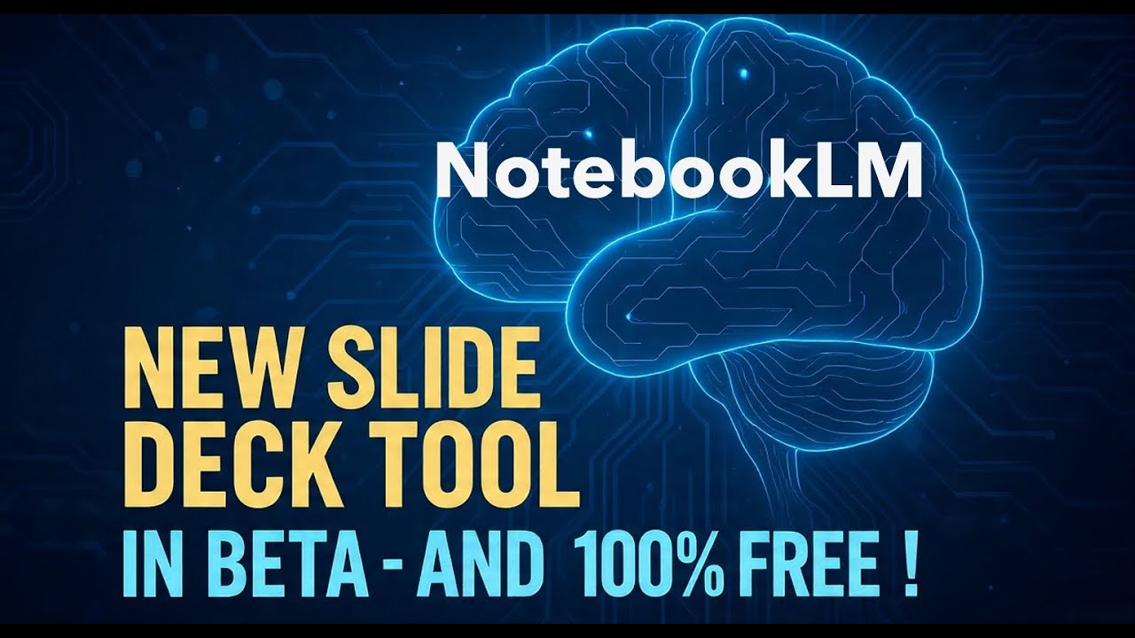 NotebookLM Slide Deck Tool in Beta - And It's 100% Free!