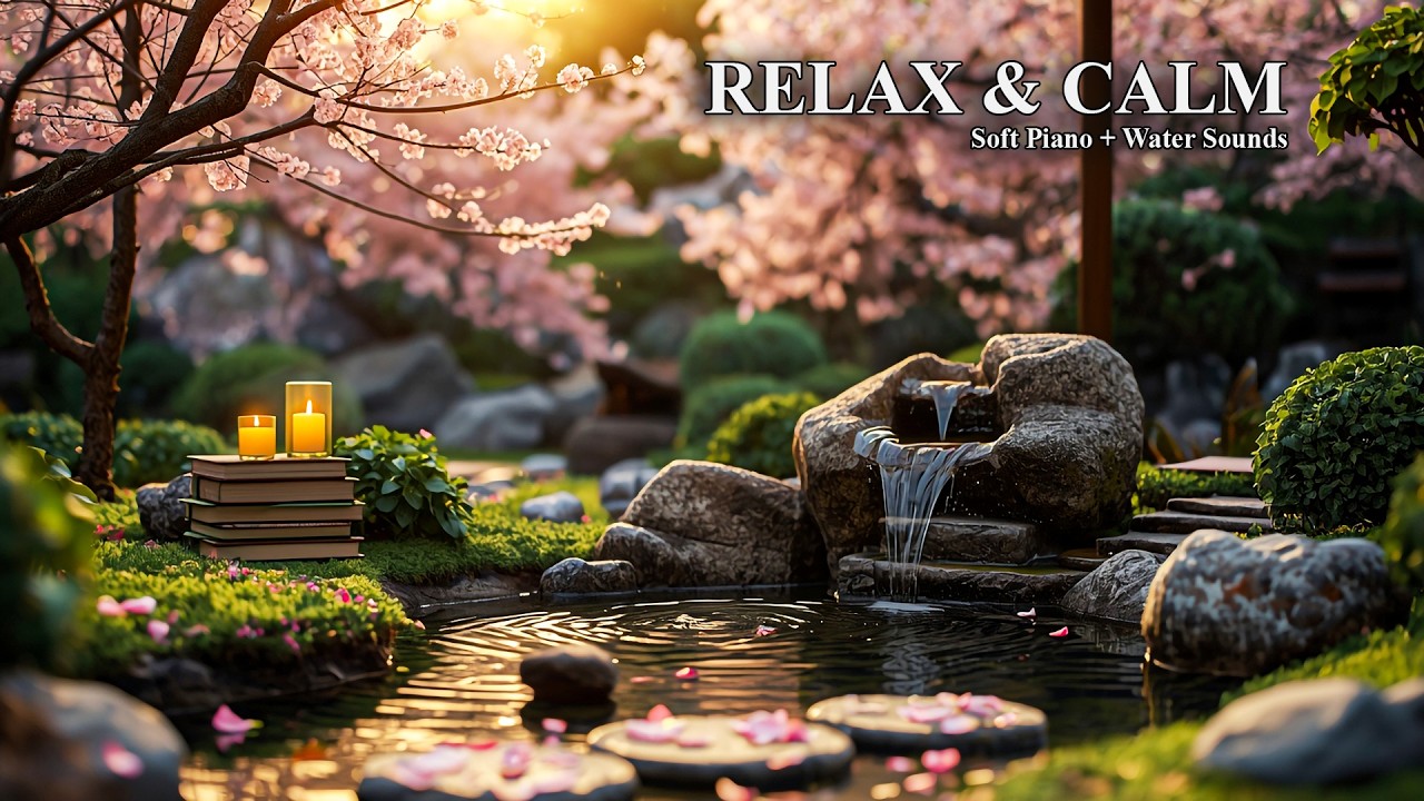 Relaxing Music with Water Sounds 🌿 Stress Relief, Meditation & Deep Sleep