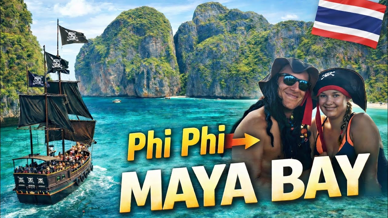 WYCIECZKA STATKIEM PIRACKIM NA MAYA BAY #PHIPHI #TAJLANDIA | VLOG LISTOPAD - PORA DESZCZOWA