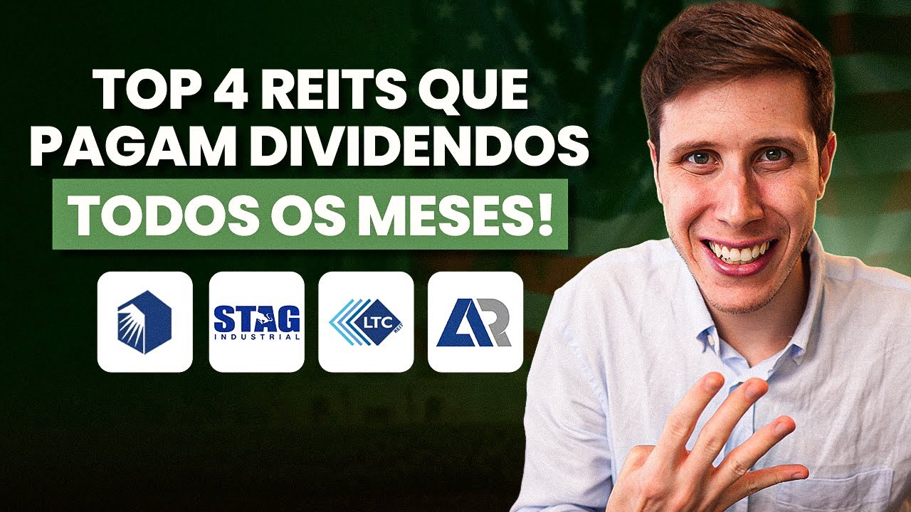 4 REITs de Dividendos mensais em Dólar!