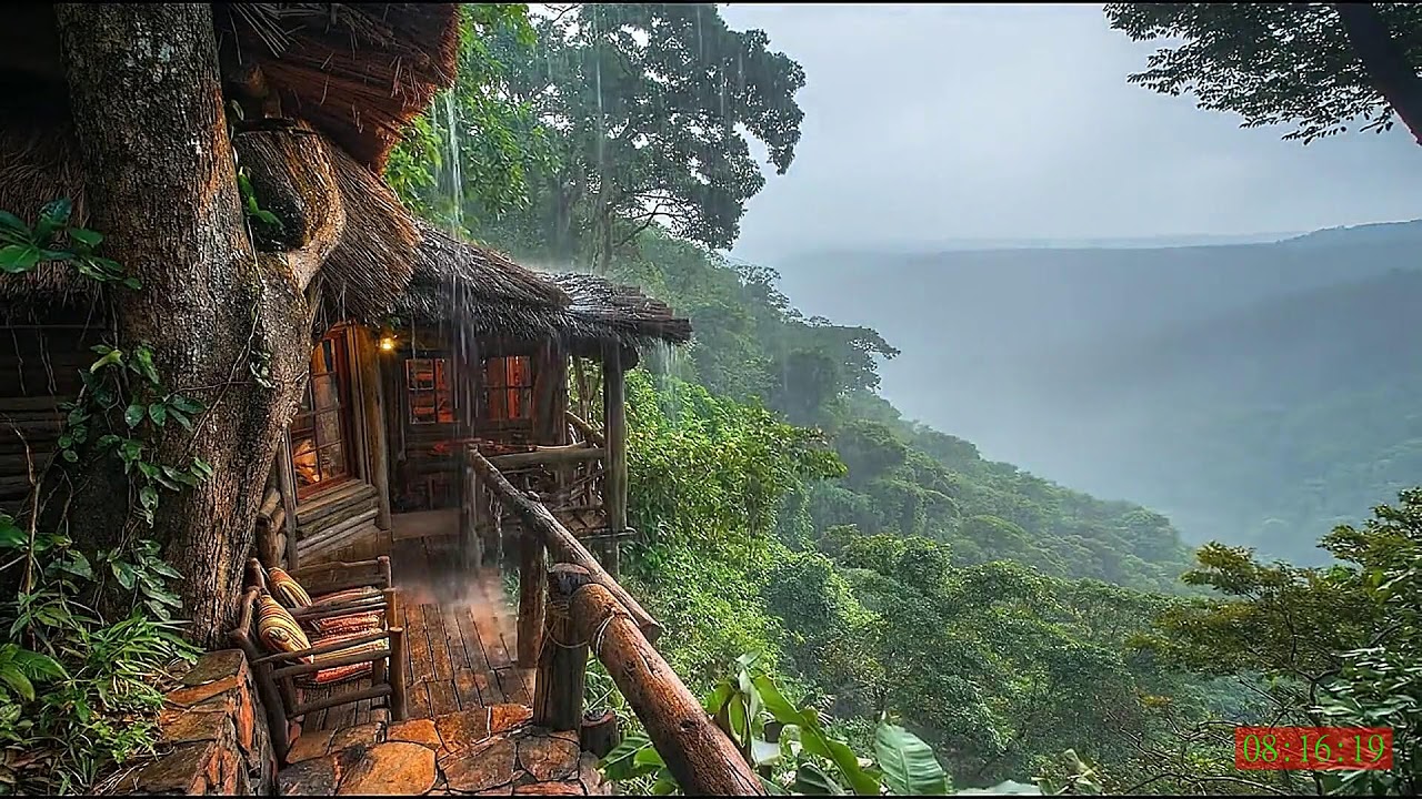Gentle Piano and Rain Ambience for Sleeping Deeply and Feeling Safe