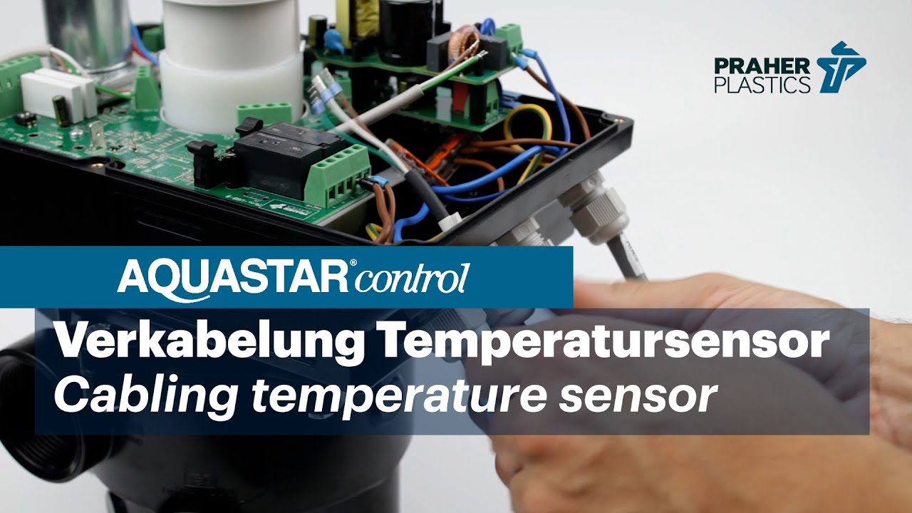 Aquastar® Control | Verkabelung Temperatursensor