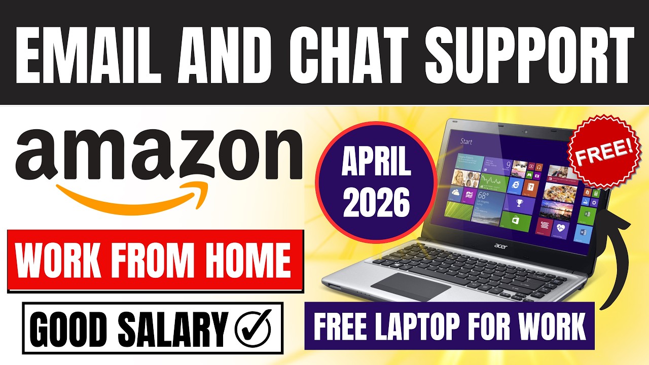 🔴 Amazon Work from Home Job 2026 | Virtual Customer Support | 12th Pass 🔥