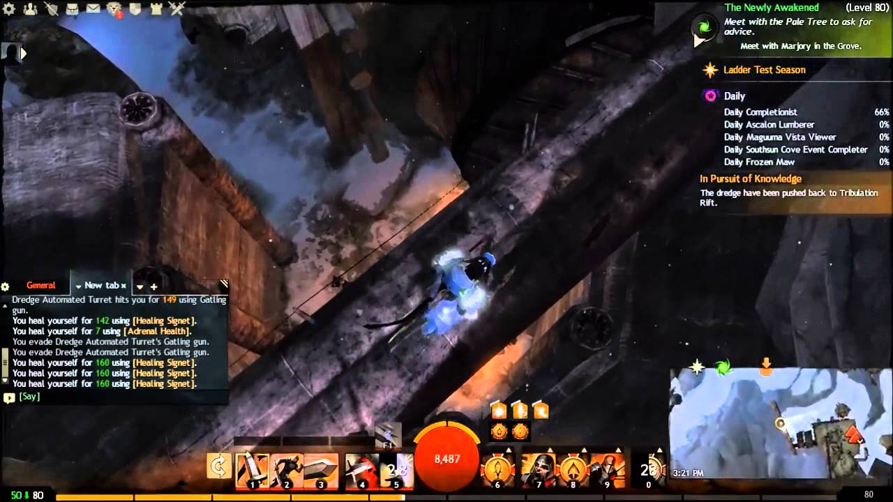 Guild Wars 2 (Gw2) - Dociu Excavation Vista | Dredgehaunt Cliffs  | Vista Spotter