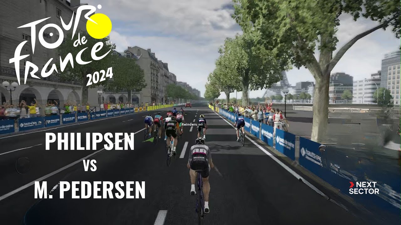 TOUR DE FRANCE 2024 Philipsen en los Campos Elíseos NextSector