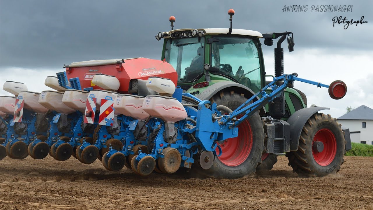LES PREMIERS MAÏS SEMÉS A L'ETA COZANNET🌽 | Fendt 514 | Monosem 8 rangs