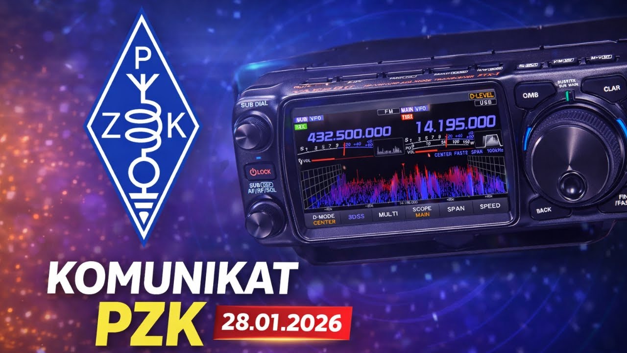 LIVE: 🔴 Komunikat PZK i łączności po komunikacie | 28 Stycznia 2026 | Zapraszam na pasmo! 📻😉