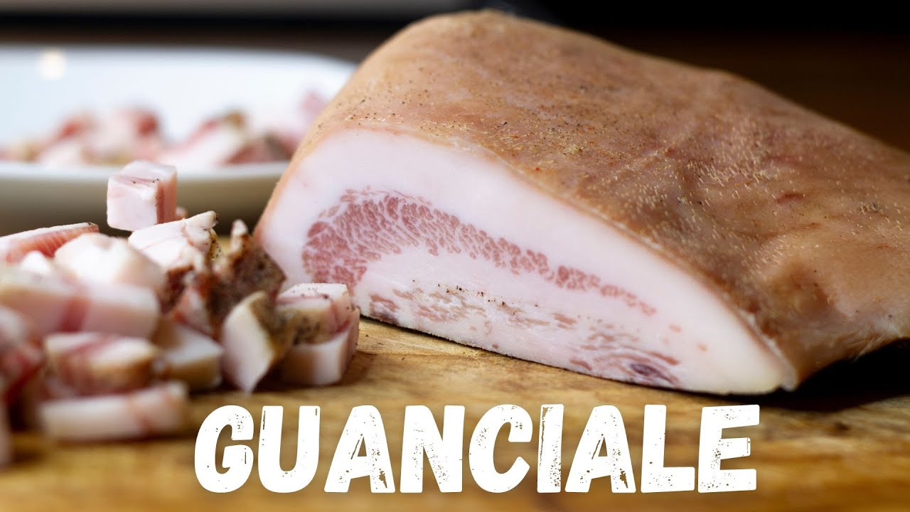 GUANCIALE fait maison &agrave; partir d'une gorge de porc 🐷
