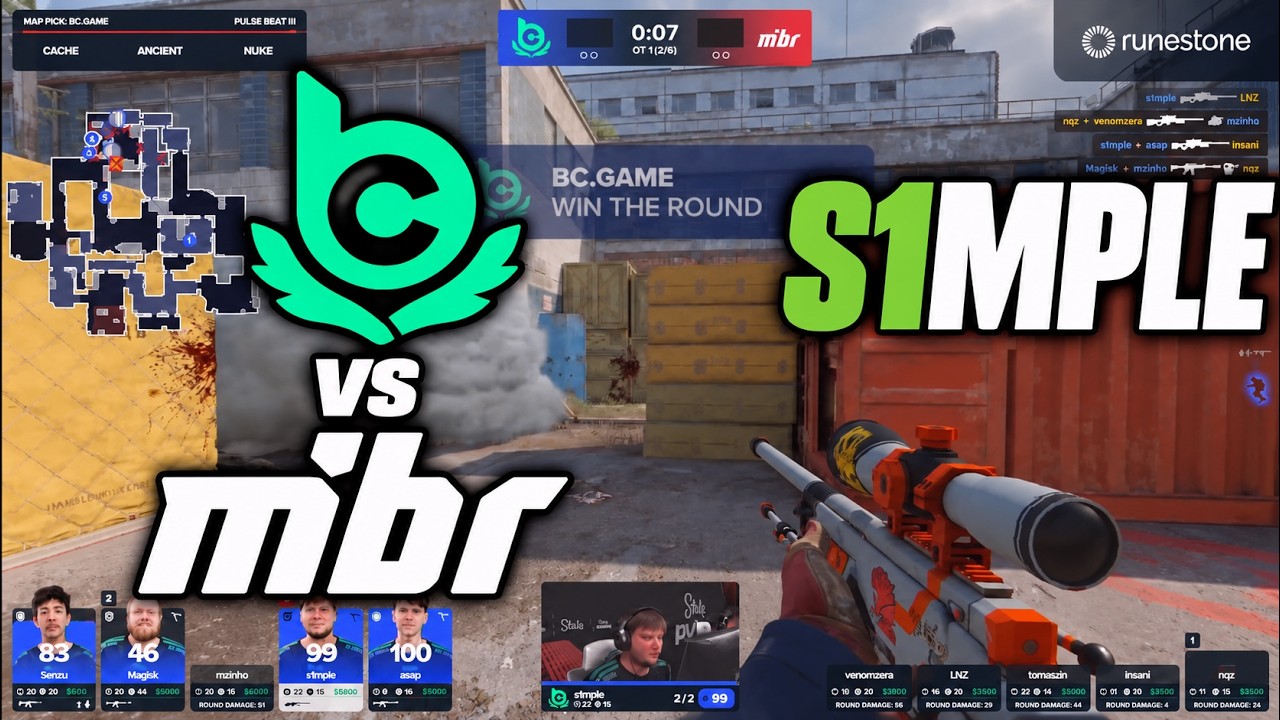BC Game vs MIBR- HIGHLIGHTS | &mdash; Stake Pulse Beat III Group D Opening Match