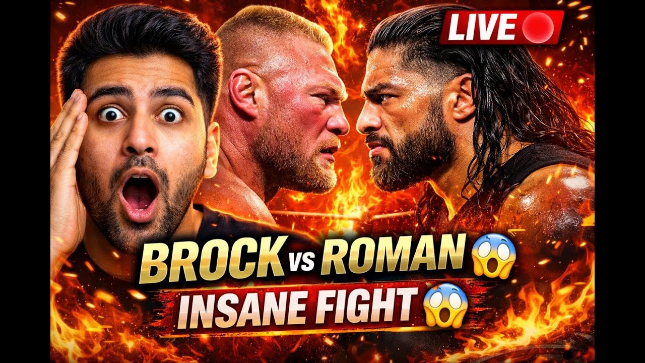 WWE 2K26 LIVE 🔴 | INSANE MATCHES 😱 Roman Reigns vs Brock Lesnar | Hindi Gameplay