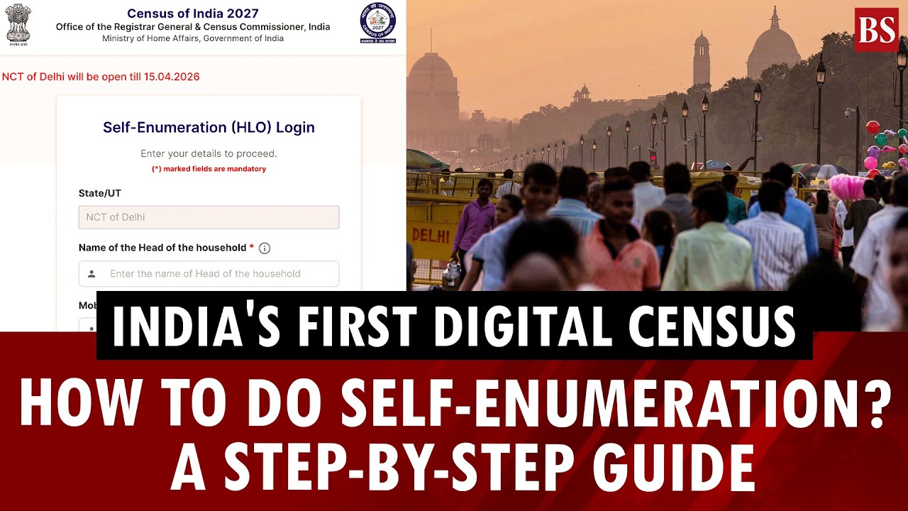 India's first digital census: How to do self-enumeration? A step-by-step guide