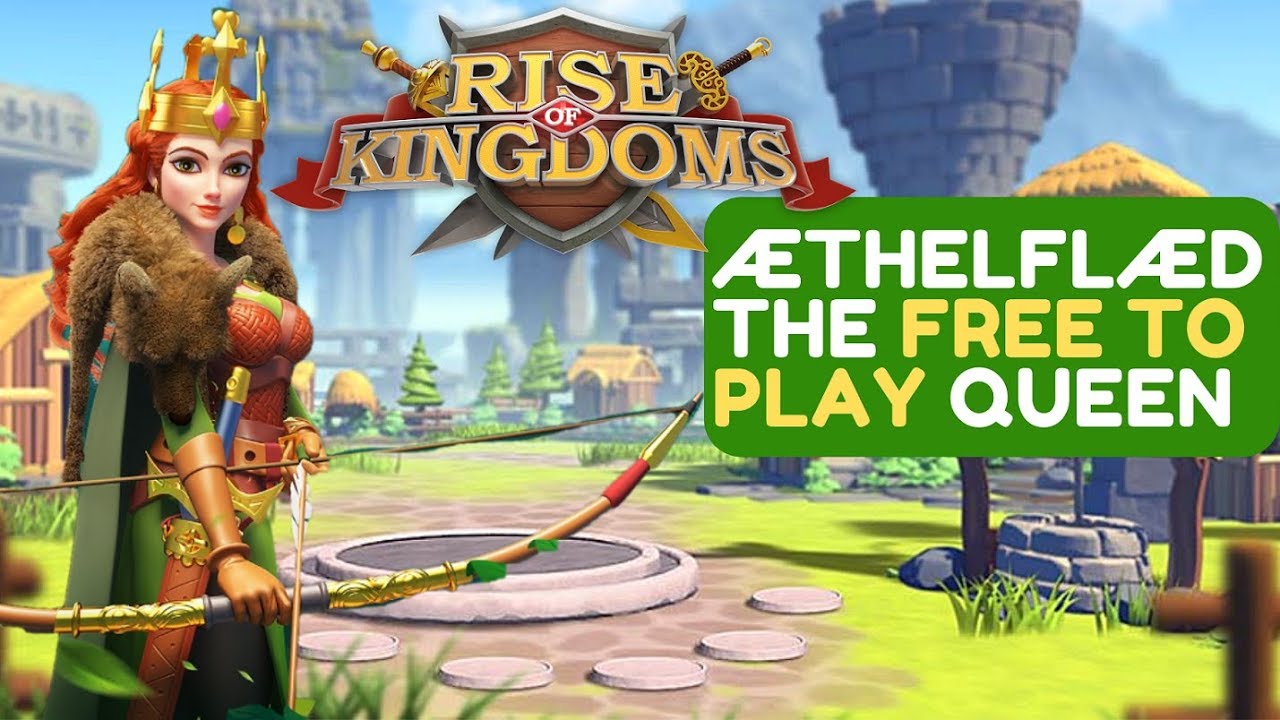 AETHEFLAED commander spotlight - QUEEN of AoE! - Rise of Kingdoms