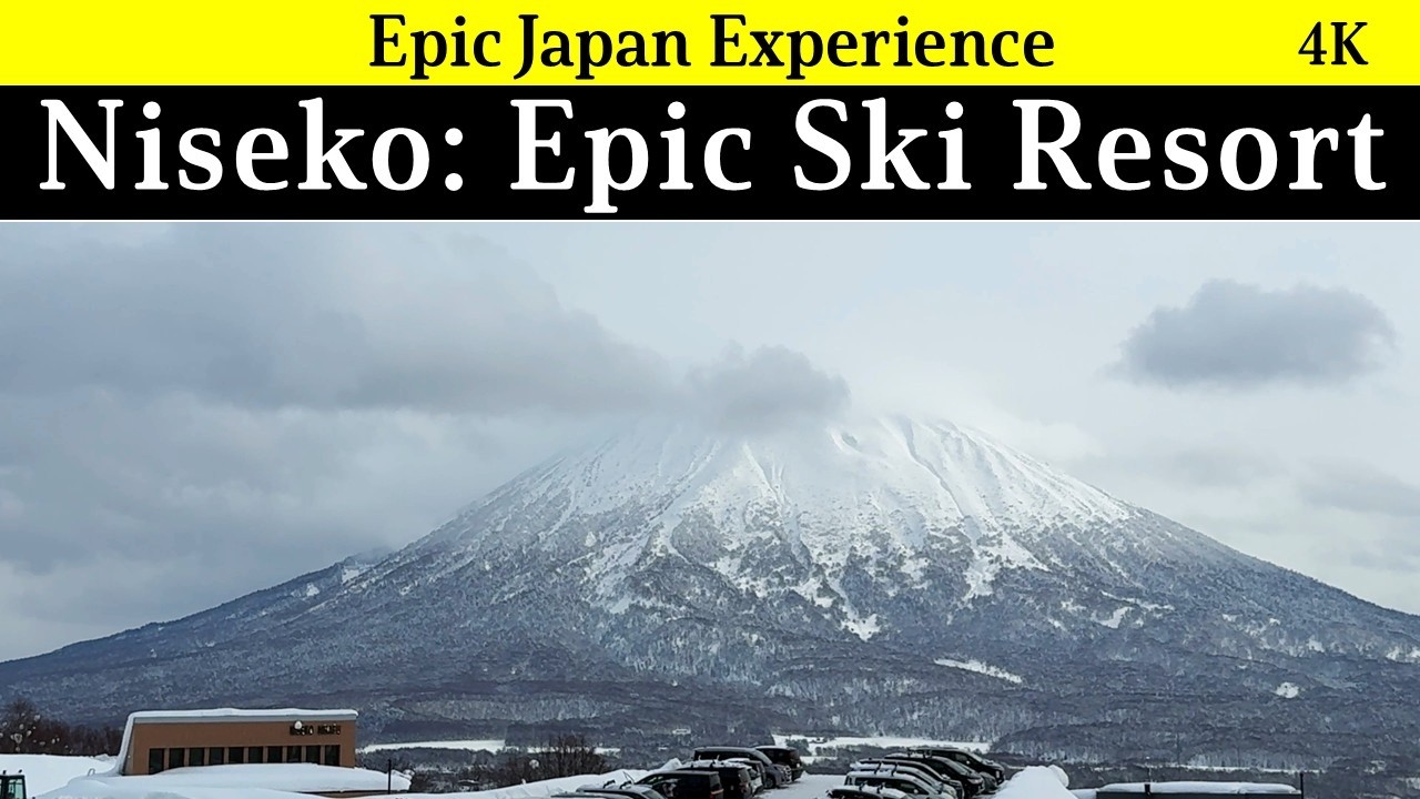 4K Japan  Hokkaido: Niseko ski resort with the best powder snow!