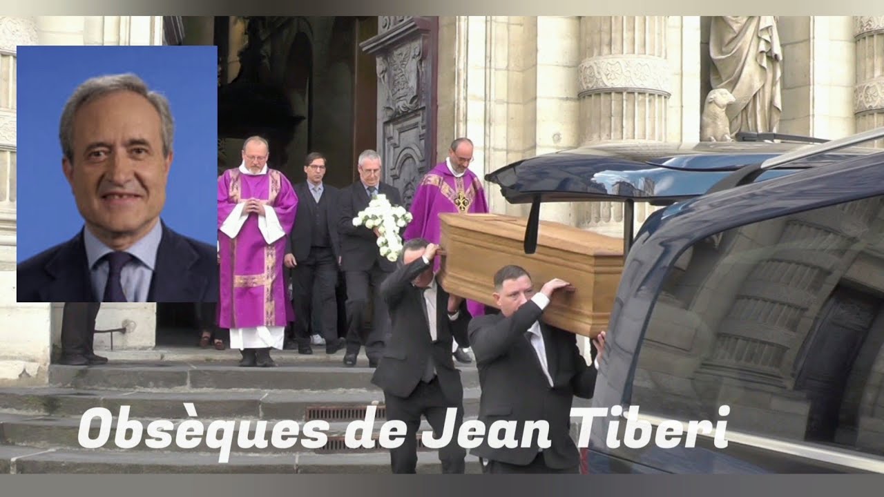 Obsèques de Jean Tiberi : sortie de l'église Saint-Etienne-du-Mont (Paris 03/06/2025)