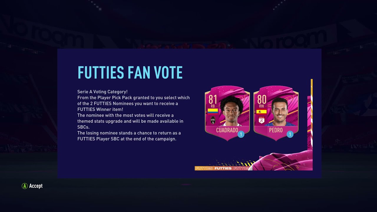 FUTTIES FAN VOTE Cuadrado vs Pedro FIFA 21