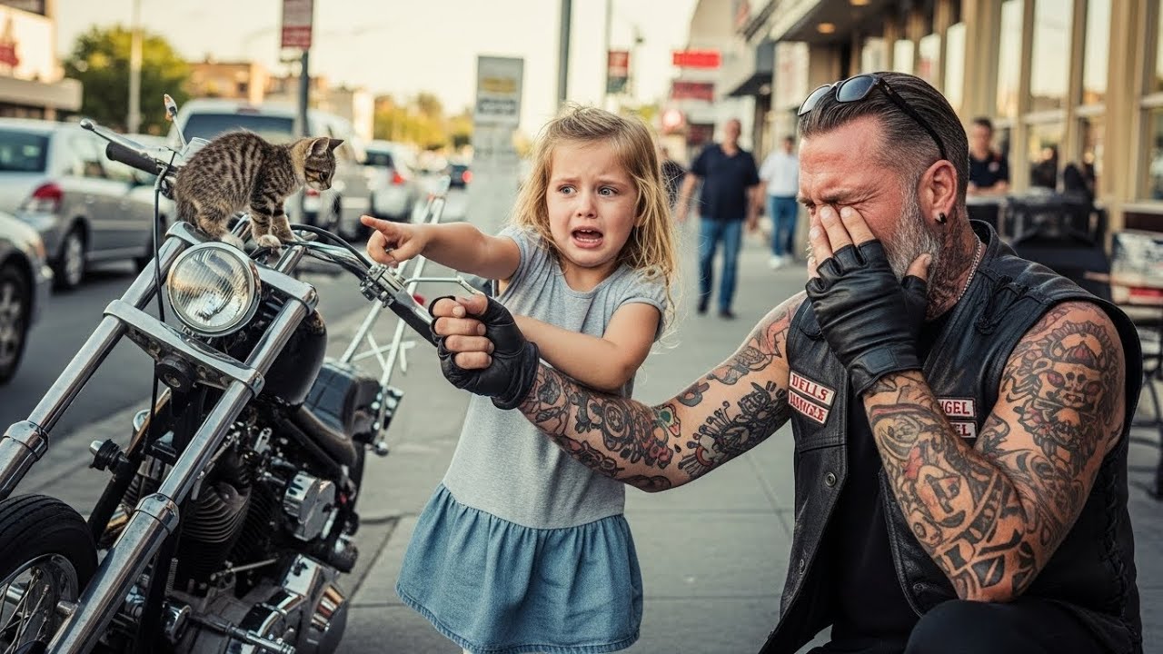 Das kleine Mädchen bittet immer wieder einen Hells Angel um Hilfe – als er den Grund erkennt, bricht