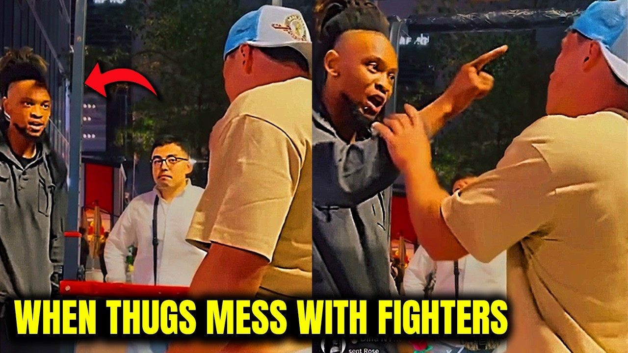 مجرم حقير يتعرض للضرب المبرح على يد ملاكم *قتال شوارع*