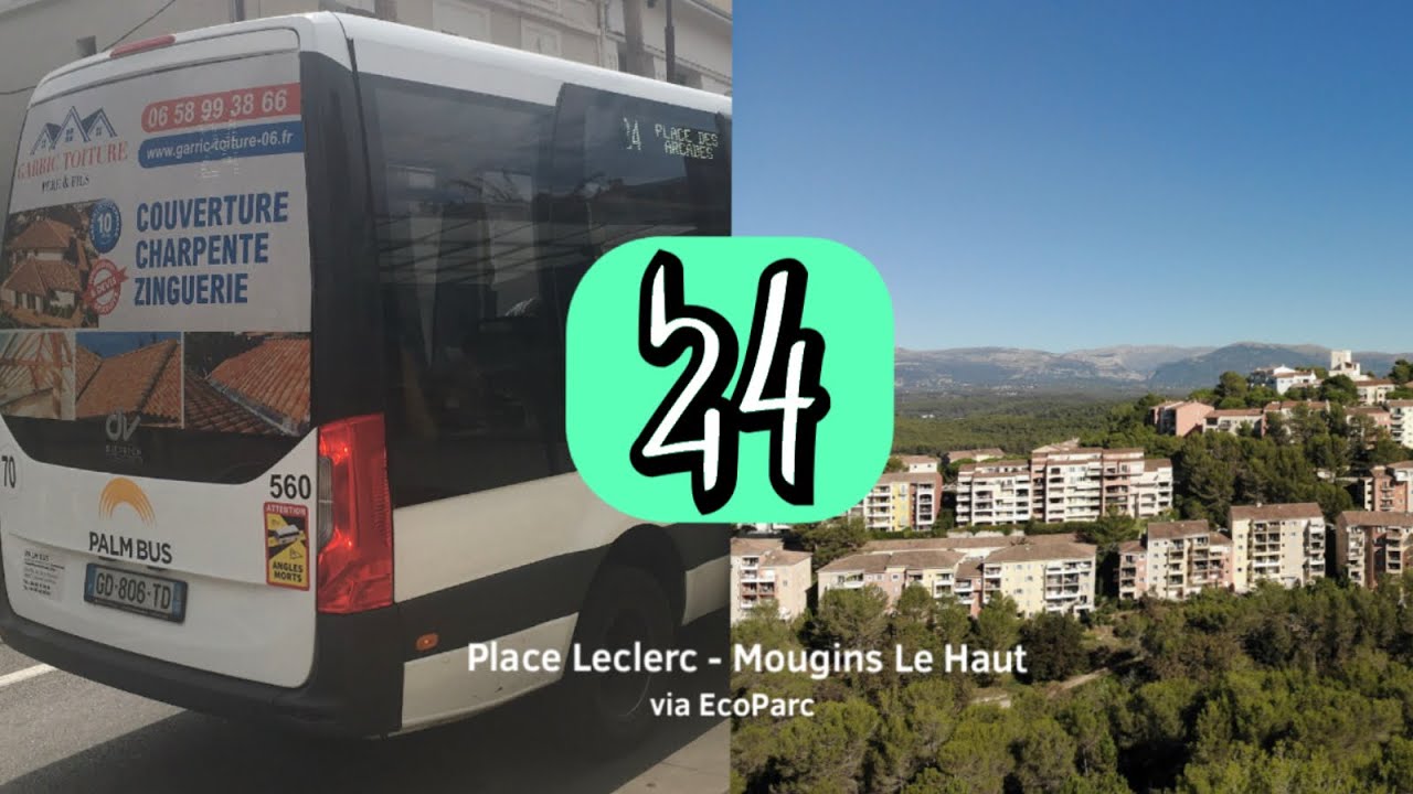 Ligne 24 PalmBus (Place Leclerc - Place des arcades via eco parc)