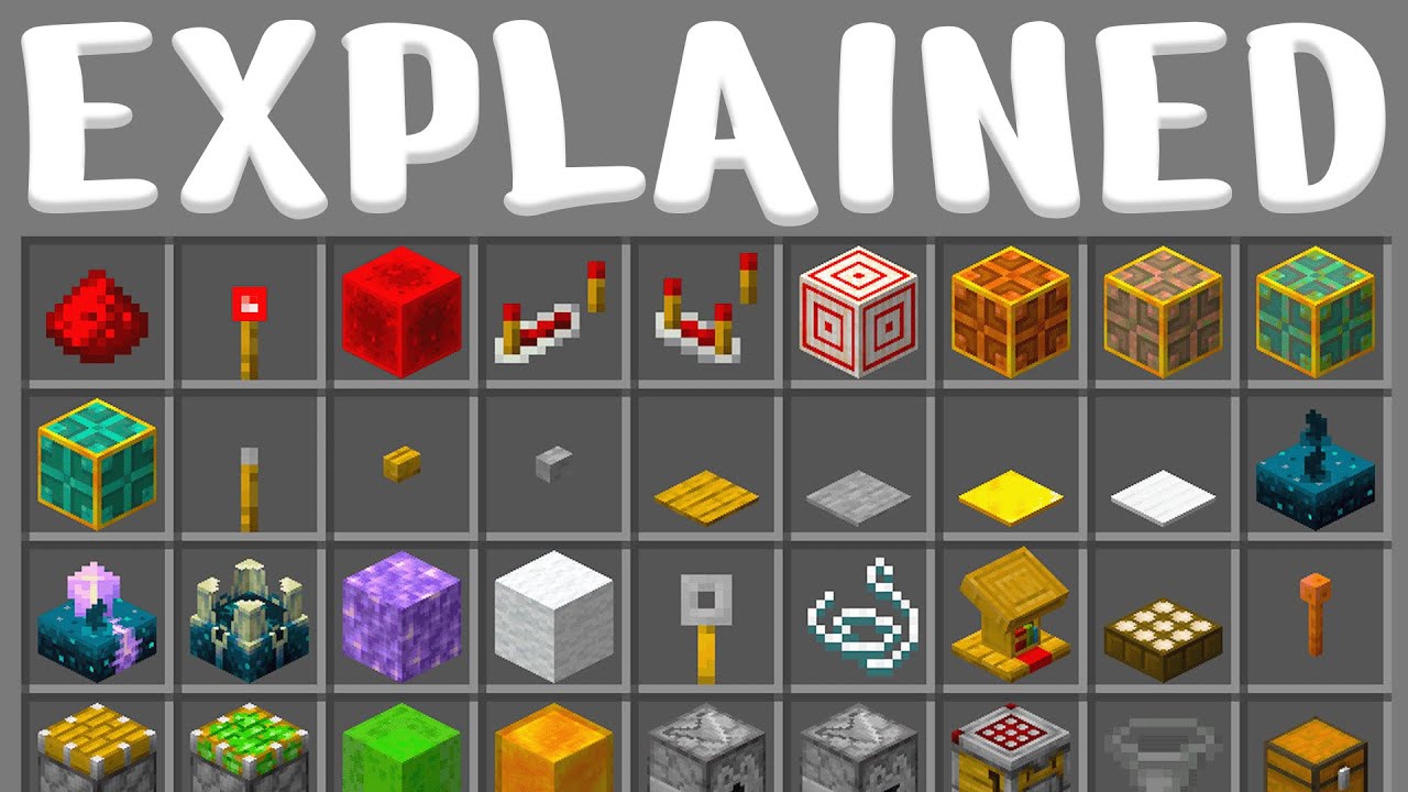 EVERY REDSTONE COMPONENT EXPLAINED - The Most In-Depth Guide There Is...