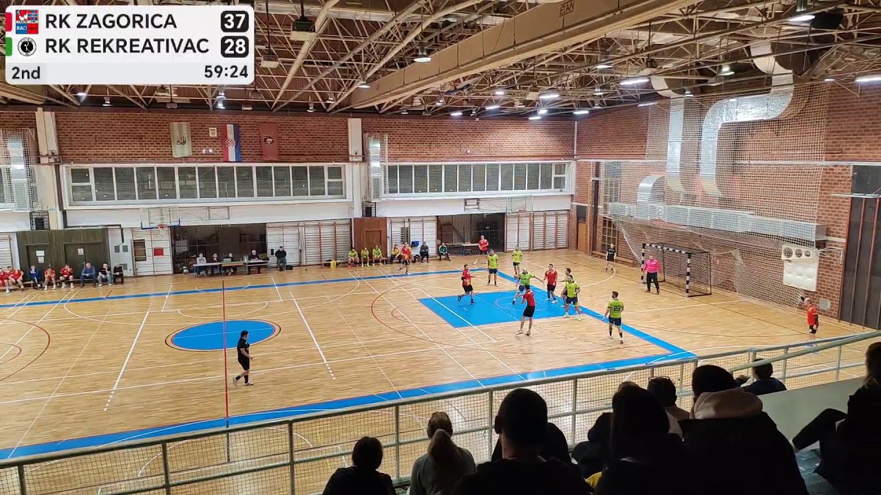 3. HRL Središte, 10.kolo, RK Zagorica vs RK Rekreativac