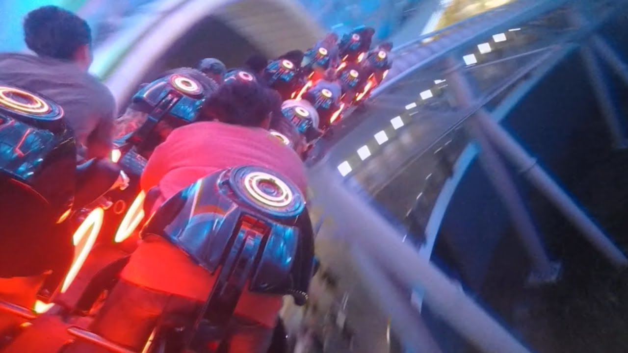 Tron Lightcycle / Run (Ares Overlay) - Disney Magic Kingdom - Back Row (4K HD POV) - December 2025