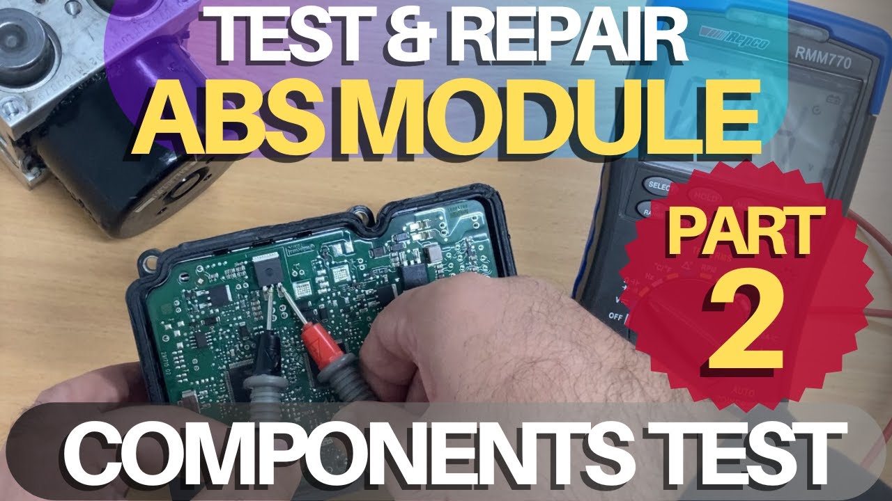 Don't Replace ABS Module Before Watching This | Part 2 | ABS Module Components Test #abs #tcs #ESP