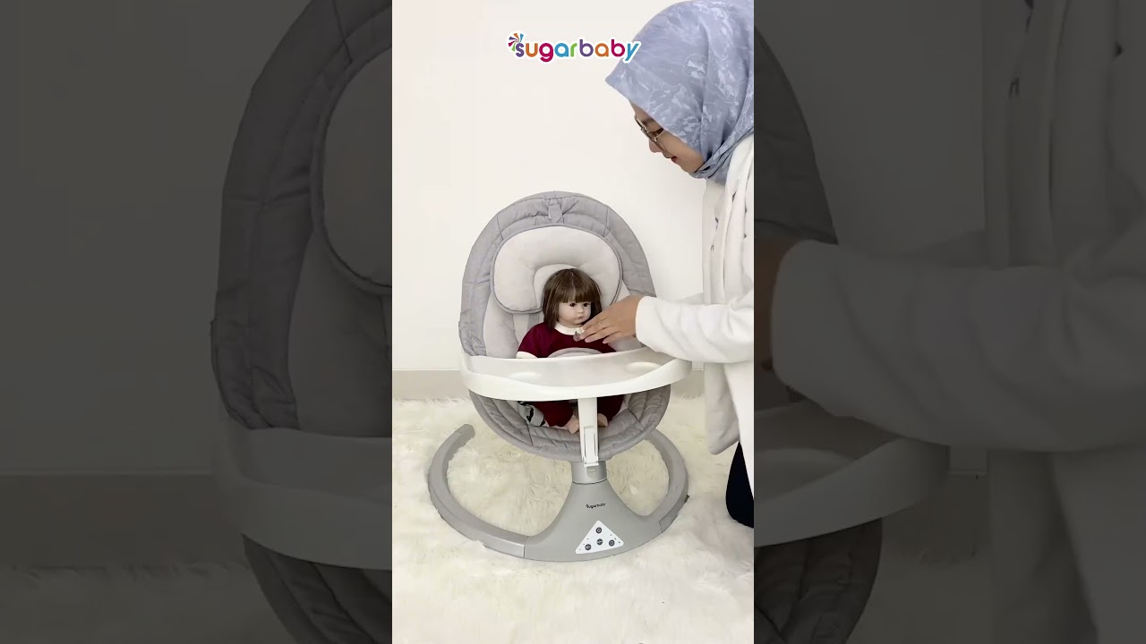 Swing Hug Me: Automatic Baby Swing Chair with table