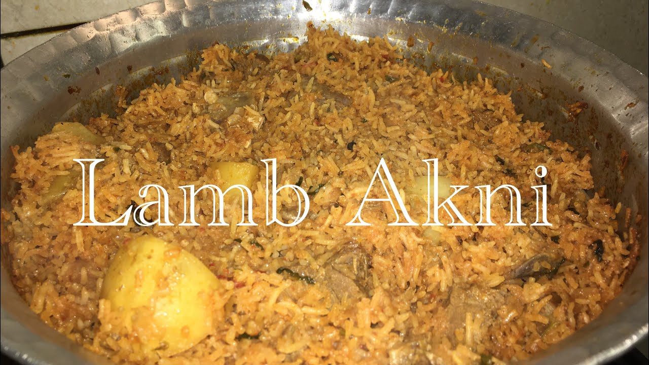 How to make lamb akni- ghosht akni ||Marhama||